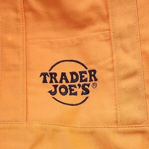 Trader Joe's Orange Mini Tote Bag